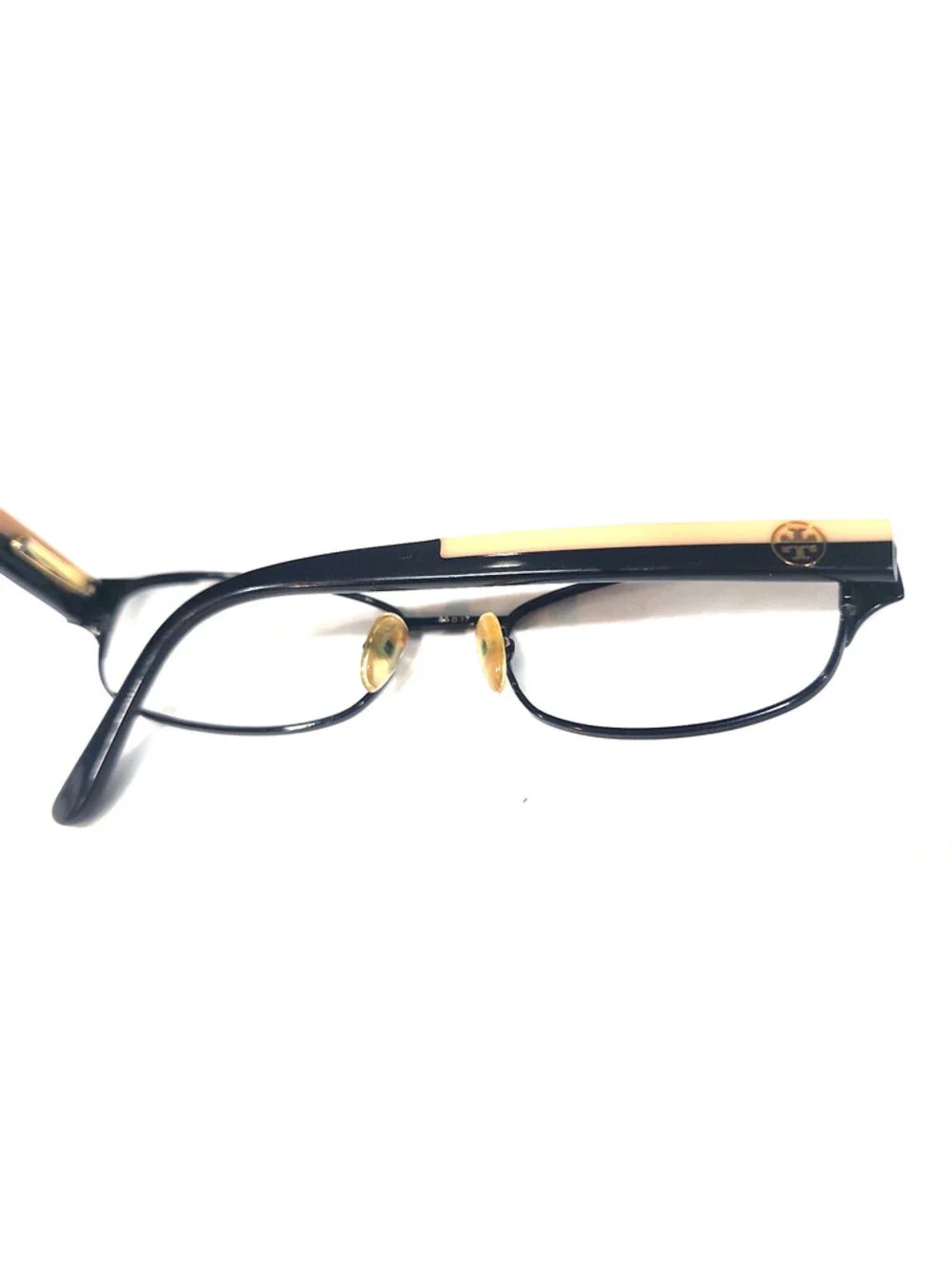 Tory Burch TY1037 3009 Small Black Oval Eyeglasses 50-17 140